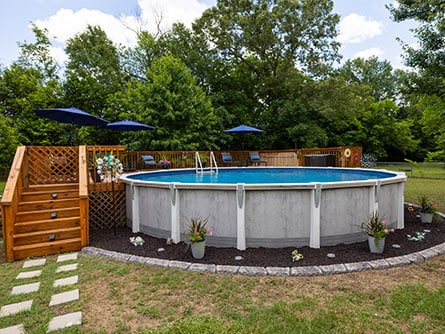 Above-ground pool design option 2