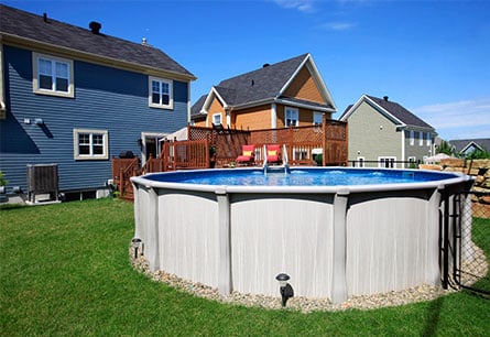 Above-ground pool design option 5