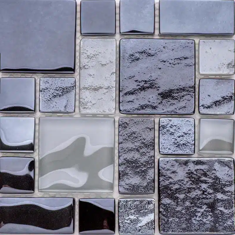 Soul Glass fiberglass waterline tile sample